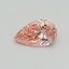 0.30 Ct. Fancy Vivid Pink Pear Lab Grown Diamond