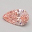 0.61 Ct. Fancy Intense Pink Pear Lab Grown Diamond
