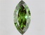 7.80 Ct. Fancy Vivid  Green Marquise Lab Grown Diamond