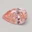 0.50 Ct. Fancy Intense Pink Pear Lab Grown Diamond