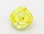 1.1 Ct. Fancy Vivid Yellow Cushion Lab Grown Diamond