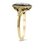 The Milagro Ring, smalltop view on a hand