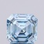 1.26 Ct. Fancy Vivid Blue Asscher Lab Grown Diamond