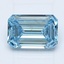 2.00 Ct. Fancy Intense Blue Emerald Lab Grown Diamond