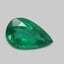 8.1x5.1mm  Green  Pear   Emerald
