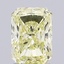 1.21 Ct. Fancy  Yellow Radiant Lab Grown Diamond