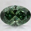 5.05 Ct. Fancy Vivid Pacific Green Oval Lab Grown Diamond