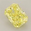 1.81 Ct. Fancy Vivid Yellow Radiant Lab Grown Diamond