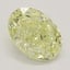 2.03 Ct. Fancy Light Yellow Oval Diamond