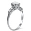 The Connery Ring, smalltop view on a hand