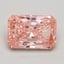 1.46 Ct. Fancy Intense Pink Radiant Lab Grown Diamond