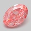 2.07 Ct. Fancy Vivid Pink Oval Lab Grown Diamond