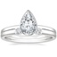 18K White Gold Noemi Ring with Wren Diamond Ring