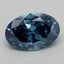 2.09 Ct. Fancy Vivid  Blue Oval Lab Grown Diamond