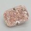 2.00 Ct. Fancy Vivid Pink Cushion Lab Grown Diamond