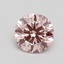 0.70 Ct. Fancy Intense Pink Round Lab Grown Diamond