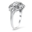 The Querida Ring, smalltop view on a hand