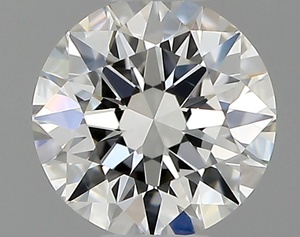 Round diamond — real photo