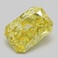 2.58 Ct. Fancy Vivid  Yellow Radiant Lab Grown Diamond