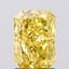 1.57 Ct. Fancy Vivid Yellow Radiant Lab Grown Diamond