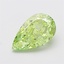 2.00 Ct. Fancy Vivid Green Pear Lab Grown Diamond