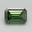 1.62 Ct. Fancy Vivid Pacific Green Emerald Lab Grown Diamond