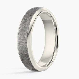 Merle 6mm Wedding Ring in 18K White Gold