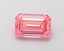 1.69 Ct. Fancy Vivid  Pink Emerald Lab Grown Diamond