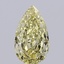 3.51 Ct. Fancy Yellow Pear Lab Grown Diamond
