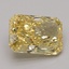 3.10 Ct. Fancy Vivid Yellow Radiant Lab Grown Diamond