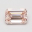 0.93 Ct. Fancy Pink Emerald Lab Grown Diamond