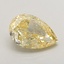 2.40 Ct. Fancy Vivid Yellow Pear Lab Grown Diamond