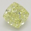 1.21 Ct. Fancy Yellow Cushion Diamond