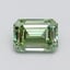 1.02 Ct. Fancy Vivid Pacific Green Emerald Lab Grown Diamond