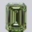 5.09 Ct. Fancy Vivid Green Emerald Lab Grown Diamond