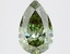 2.15 Ct. Fancy Vivid Green Pear Lab Grown Diamond