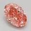 2.14 Ct. Fancy Vivid Pink Oval Lab Grown Diamond