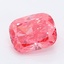 1.02 Ct. Fancy Vivid Pink Cushion Lab Grown Diamond