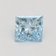 1.01 Ct. Fancy Intense Blue Princess Lab Grown Diamond