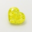 0.83 Ct. Fancy Vivid  Yellow Heart Lab Grown Diamond