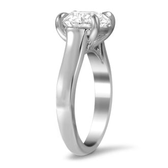 Custom Tapered Trellis Diamond Ring
