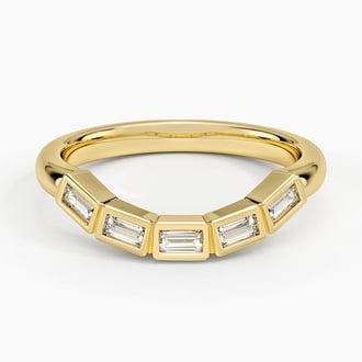 Bettina Contour Baguette Diamond Ring (1/4 ct. tw.)