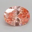2.50 Ct. Fancy Vivid Pink Oval Lab Grown Diamond