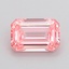 1.08 Ct. Fancy Intense Pink Emerald Lab Grown Diamond