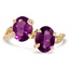 Retro Amethyst Cocktail Ring
