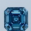 1.56 Ct. Fancy Vivid Blue Asscher Lab Grown Diamond
