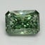 3.02 Ct. Fancy Vivid Pacific Green Radiant Lab Grown Diamond