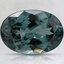10.1x7.1mm Blue Oval Spinel