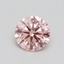 1.30 Ct. Fancy Vivid Pink Round Lab Grown Diamond