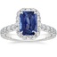 18K White Gold Estelle Halo Diamond Ring (3/4 ct. tw.), smalltop view
